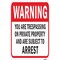 Signmission Safety Sign, 12 in Height, Aluminum, 24703 A-1218-24703 - alternate 1